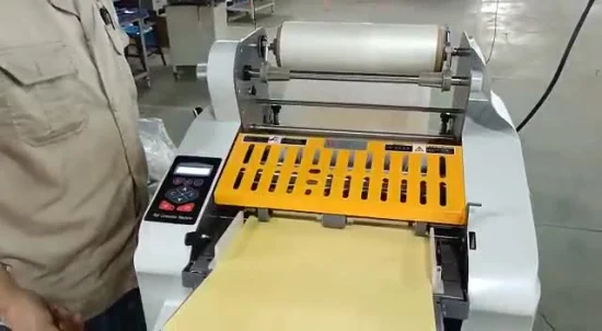 Macchina di laminazione del laminatore di laminazione di taglio dell'alimentatore automatico da 350 mm Fredda e calda